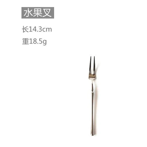 Luxury Stainless Steel Cutlery Set Anti Spier