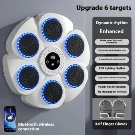 Smart Bluetooth Wireless Boxing Fitness Kit – Home Exercise Equipment Anti Spier