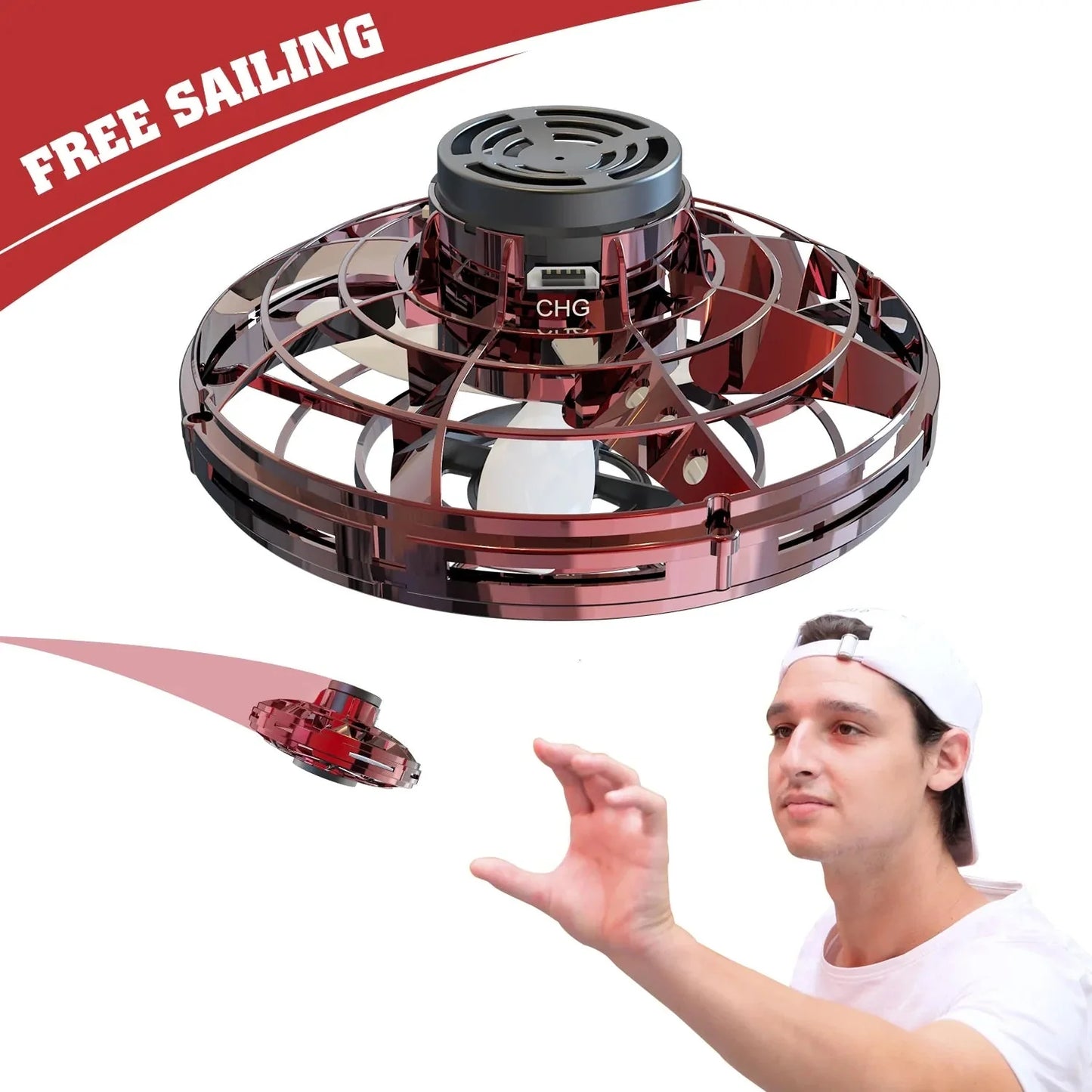 Flynova Free-Route Flying Spinner: The Ultimate Flying Toy Gift! Anti Spier