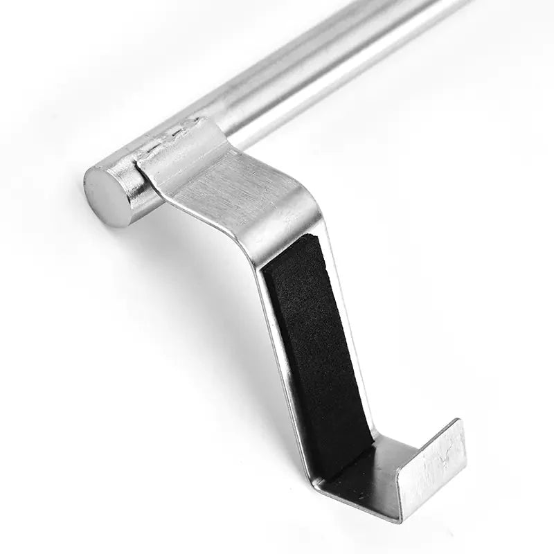 Stainless Steel Single Rod Towel Rack for Cabinet Doors Anti Spier
