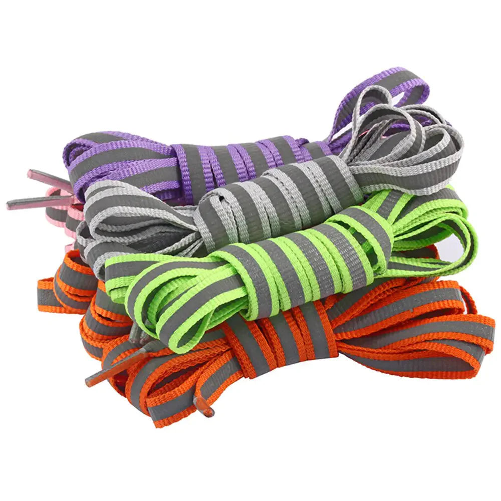 Reflective Running Sneaker Shoelaces Anti Spier