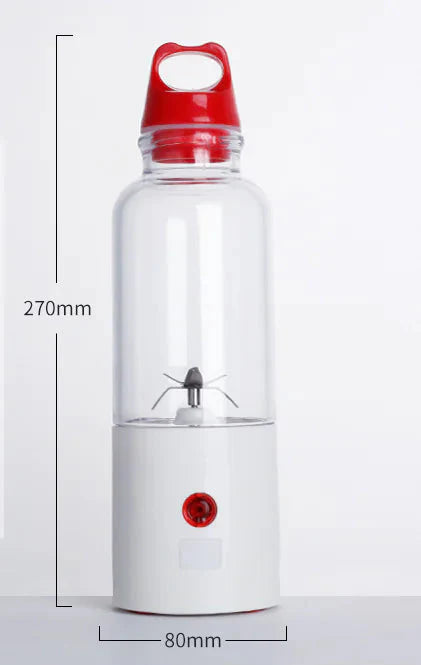 High-Power Portable Juicer Cup with Detachable Lid Anti Spier