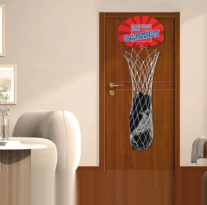 Hanging Basketball Laundry Basket Anti Spier