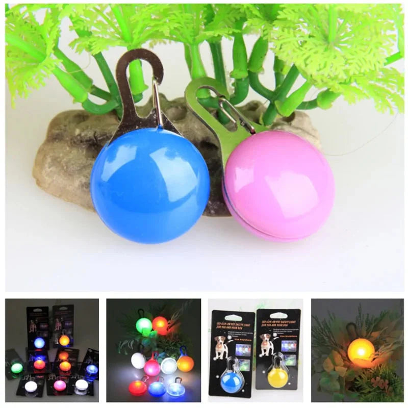 LED Pet Collar Pendant for Night Safety Anti Spier