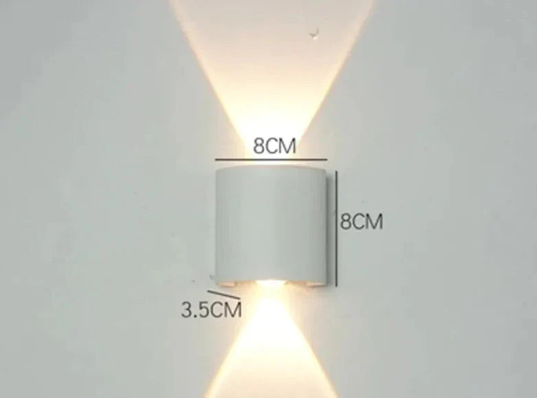 Waterproof LED Wall Lamp for Indoor & Outdoor Anti Spier