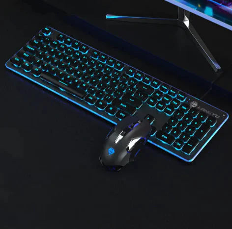 USB Wired Luminous Gaming Keyboard – Ideal for Home & Office Use Anti Spier