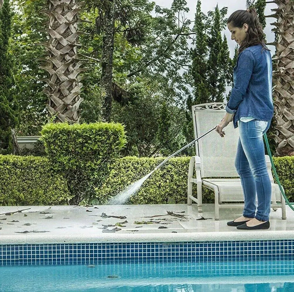 High Pressure Power Washer Water Spray Gun Nozzle Wand Attachment Garden Hose Anti Spier