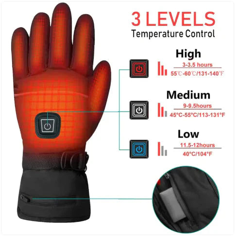 Cold Resistant Electric Gloves Anti Spier