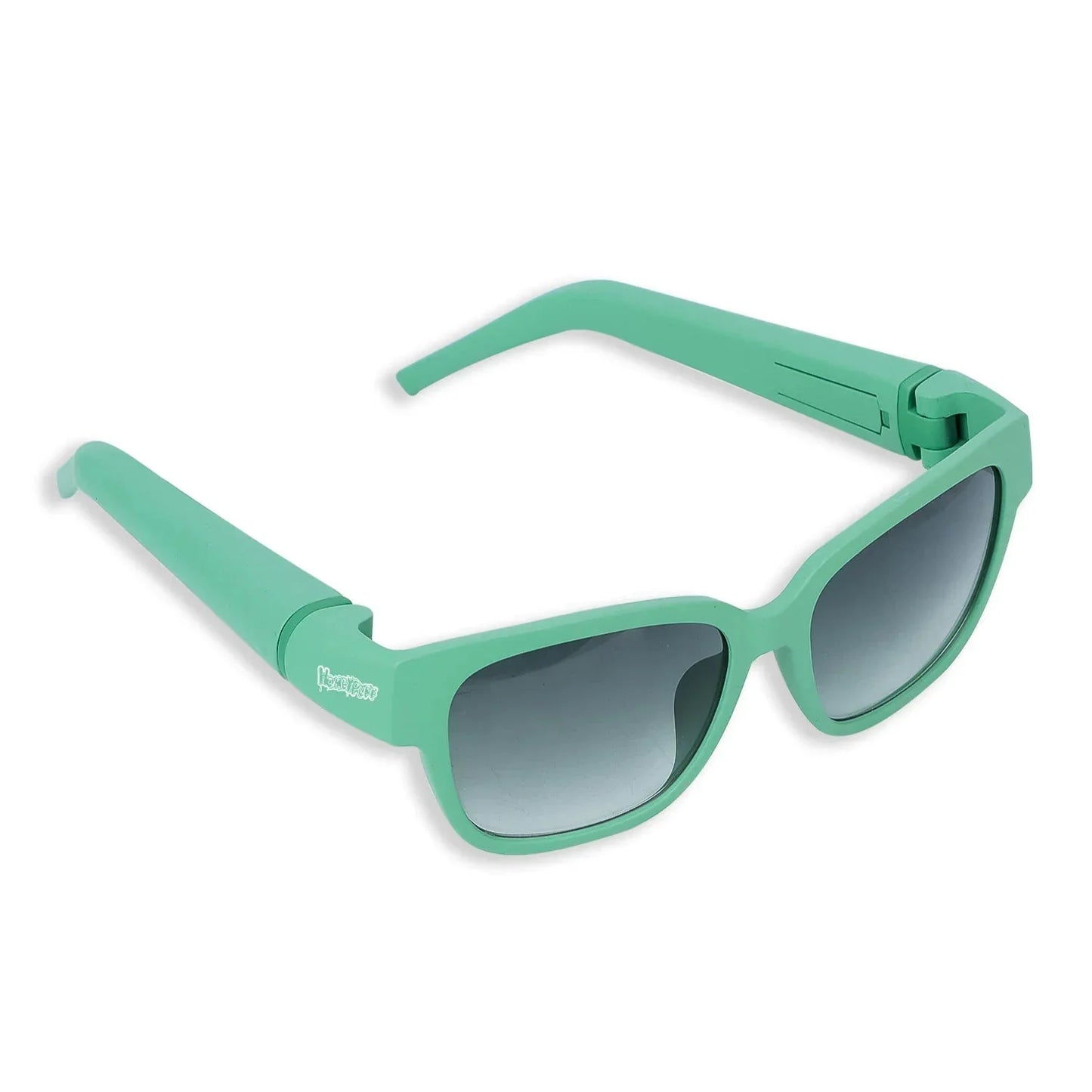 Sunglasses with Hidden Horn Tube Storage Anti Spier