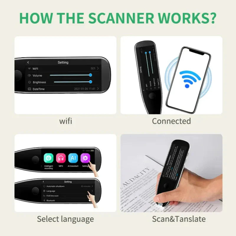 Intelligent English Offline Translation Scanning Pen Anti Spier