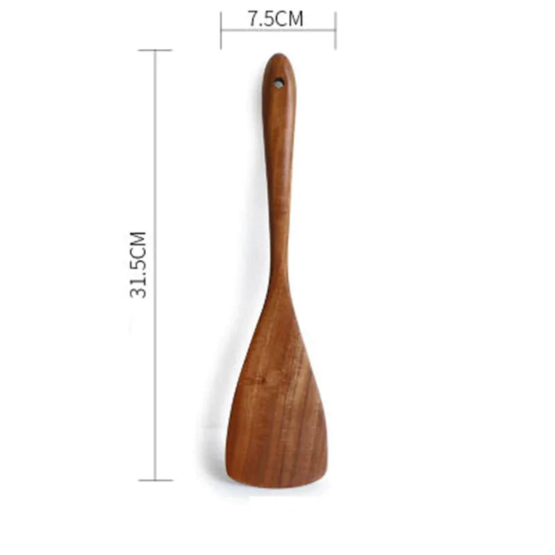 Essential Non-Stick Cookware & Wooden Spoon Set Anti Spier