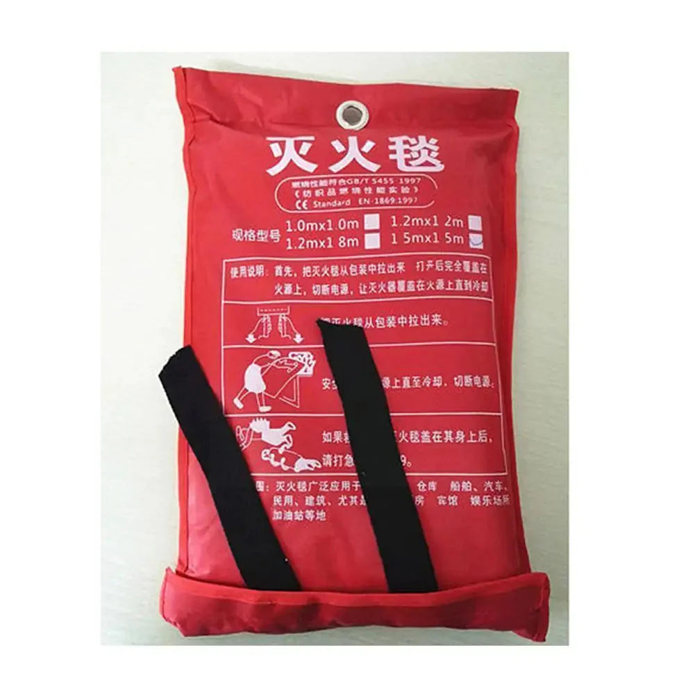 Fire Blanket Emergency Fiberglass Cloth Anti Spier