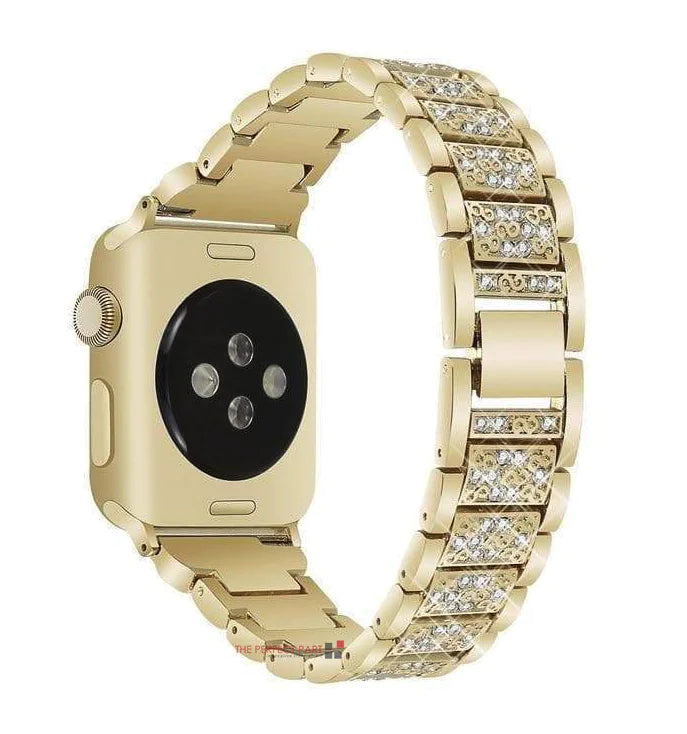 Crystal Bling Band Case iWatch Strap For Apple Watch Ultra Series 8 7 SE 6 5 4 3 - Anti Spier 