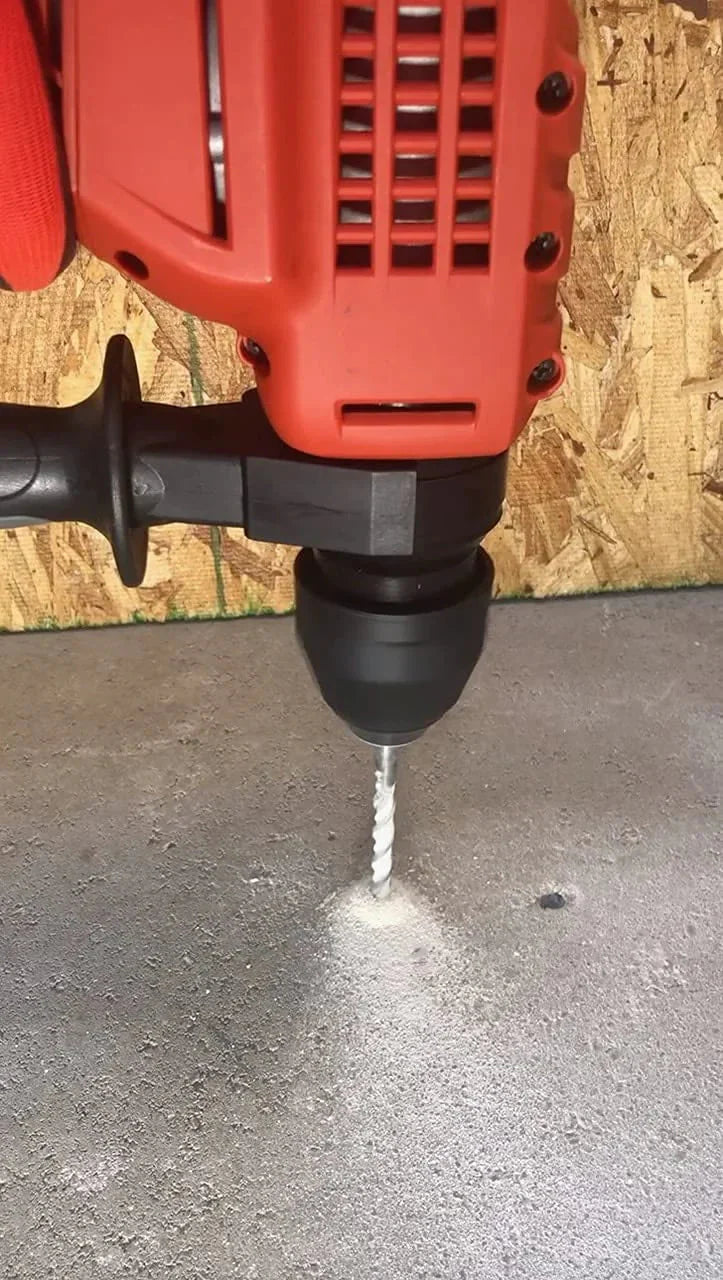 8PCS SDS Plus Drill Bit Set 4 Cutter Carbide Tip Rotary Hammer Concrete Masonry Anti Spier