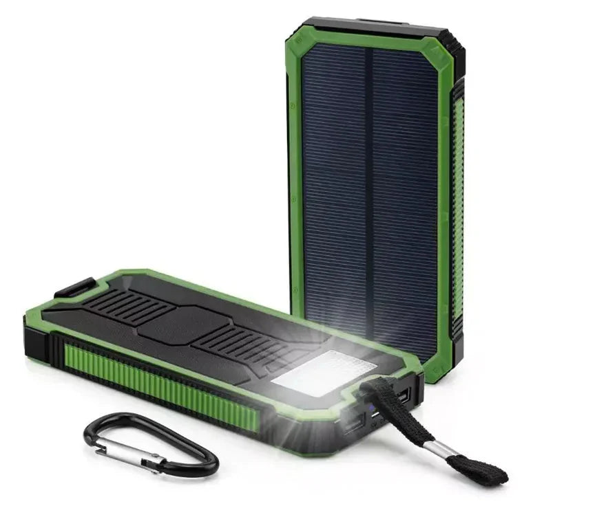 Waterproof Solar Charging 10000mAh Battery Backup Anti Spier