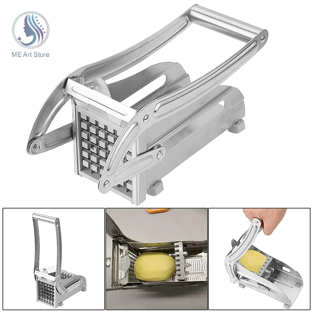 Fry Cutter Vegetable Slicer Anti Spier