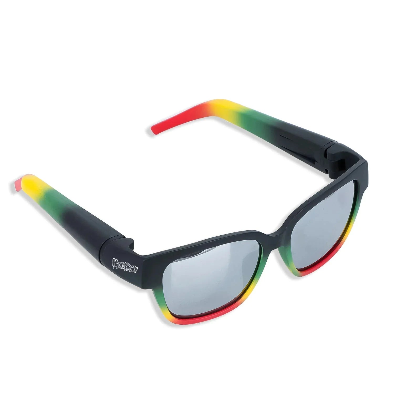 Sunglasses with Hidden Horn Tube Storage Anti Spier