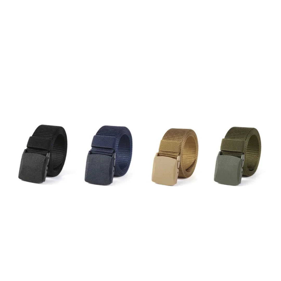 Men's Plastic Cam Buckle Nylon Belt Anti Spier