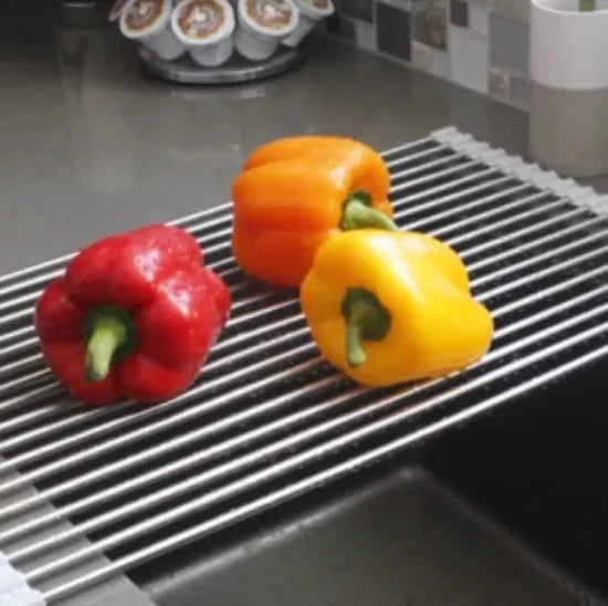 Roll Up Dish Rack Anti Spier