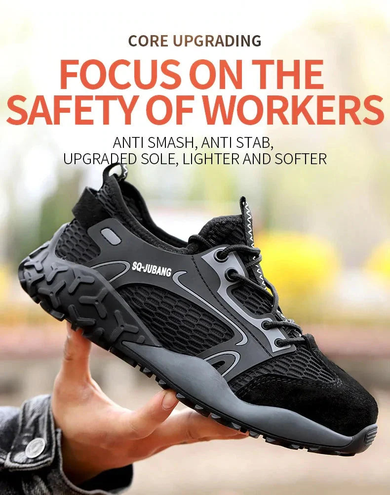 Anti-collision and Anti-smashing Breathable Safety Shoes Anti Spier
