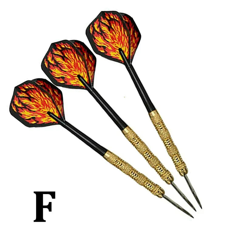 5 Sets (15Pcs) Steel Tip Professional Darts Set Darts Slim Barrel Dart Flights Anti Spier