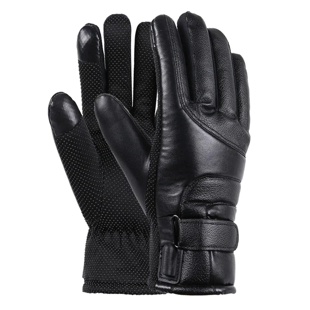 Electric USB Heated Gloves Winter Warming Thermal Ski Snow Hand Warm Windproof Anti Spier