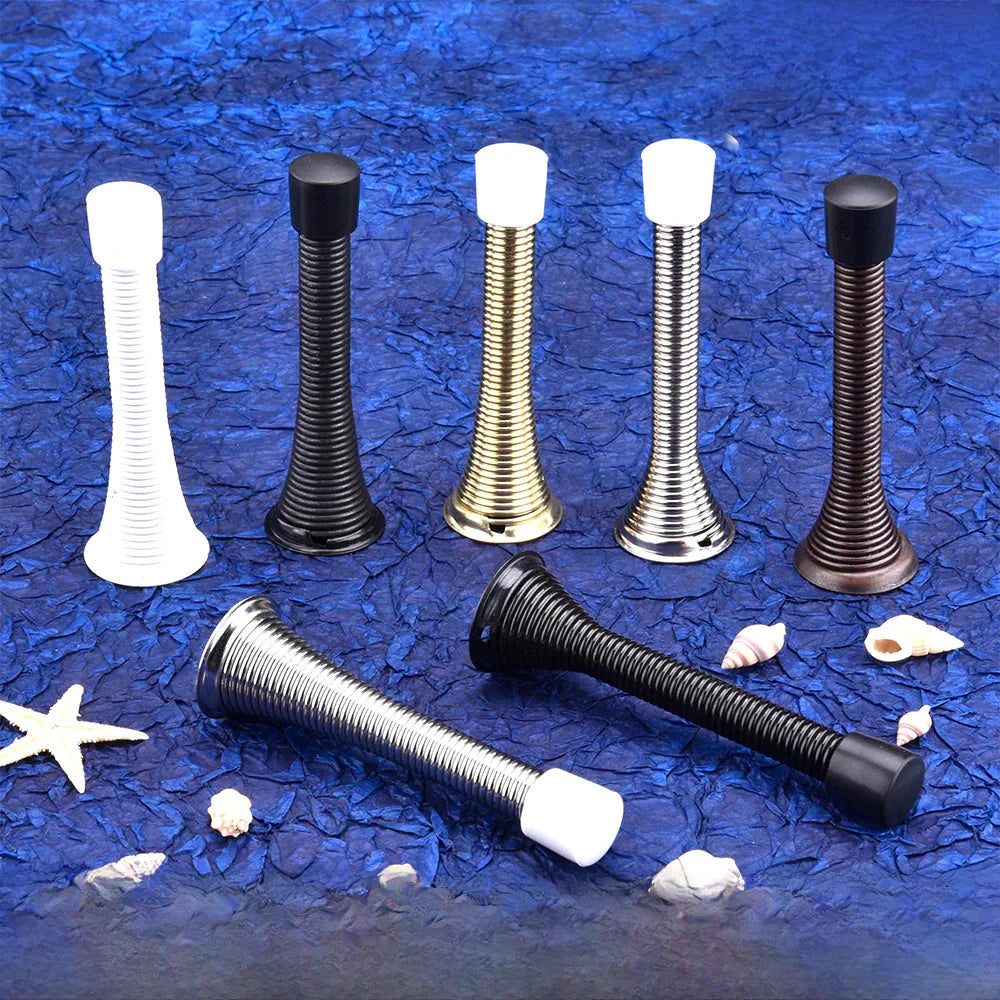 American Spring Door Stop for Kids with Rubber Head Anti Spier