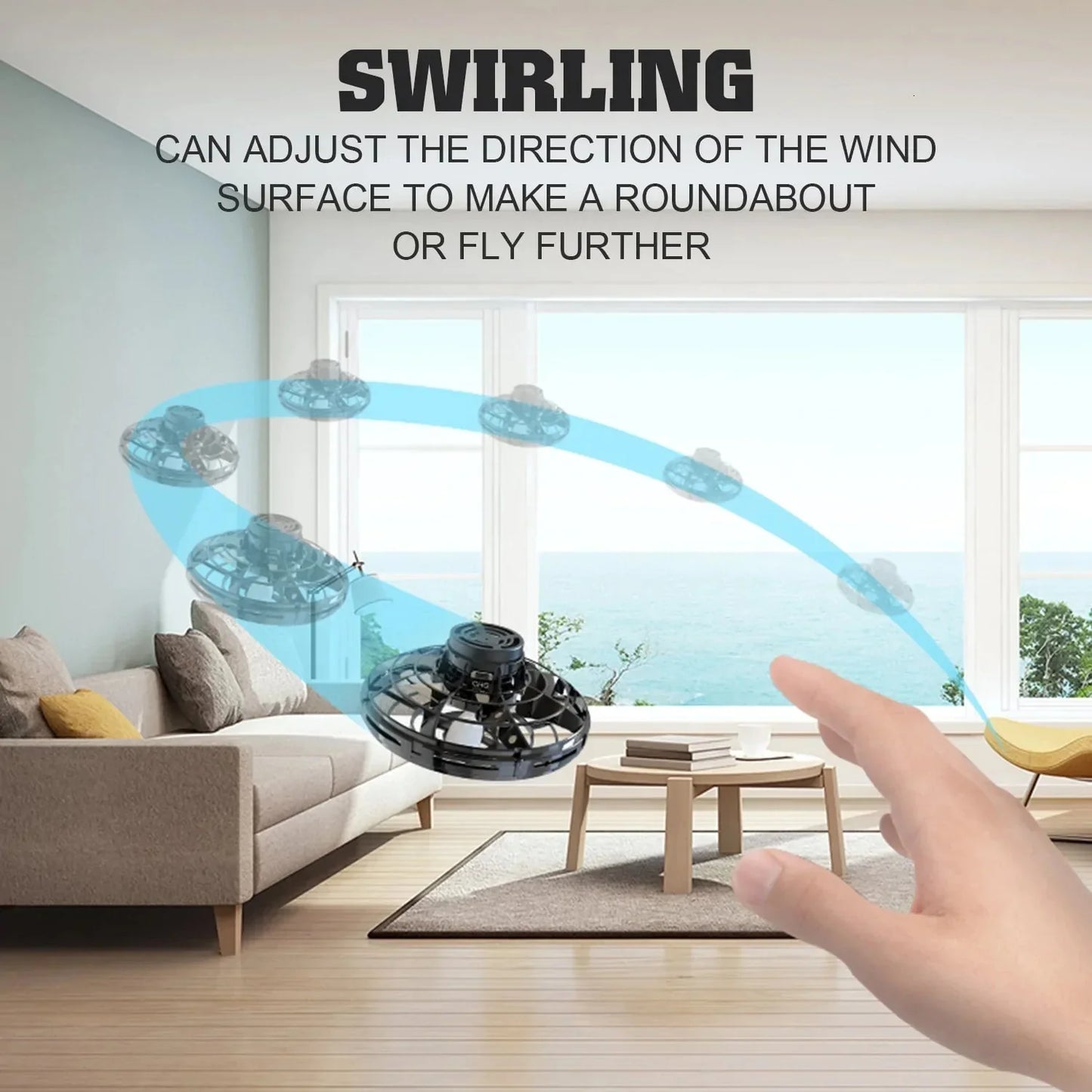 Flynova Free-Route Flying Spinner: The Ultimate Flying Toy Gift! Anti Spier