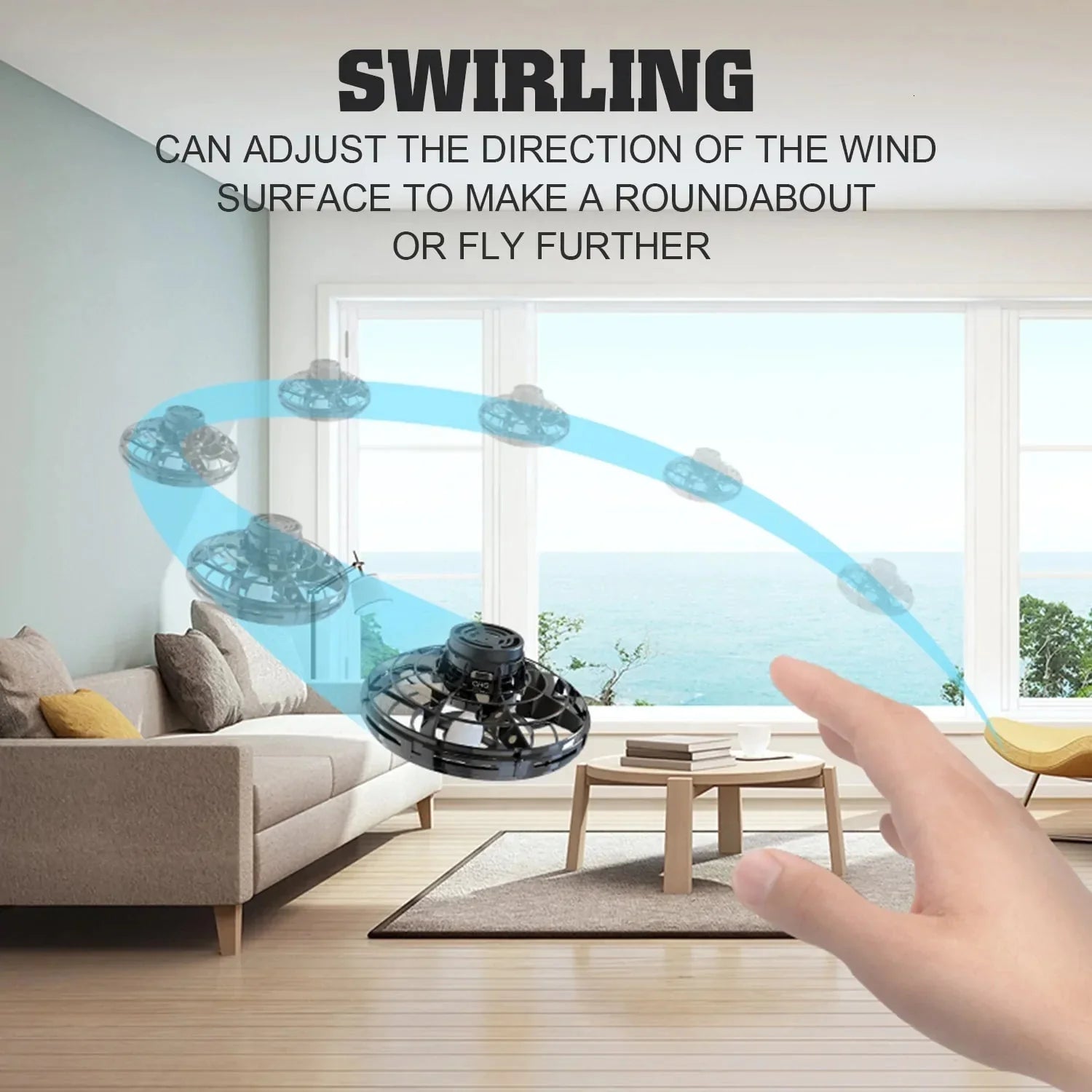 Flynova Free-Route Flying Spinner: The Ultimate Flying Toy Gift! Anti Spier