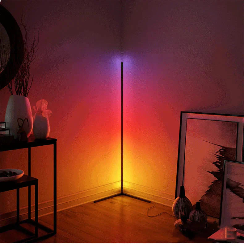 Nordic RGB Corner Floor Lamp Modern Simple Anti Spier