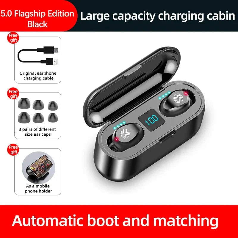 Bluetooth 5.0 Wireless Earbuds Anti Spier