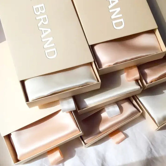 Natural Mulberry Silk Pillow Case Anti Spier