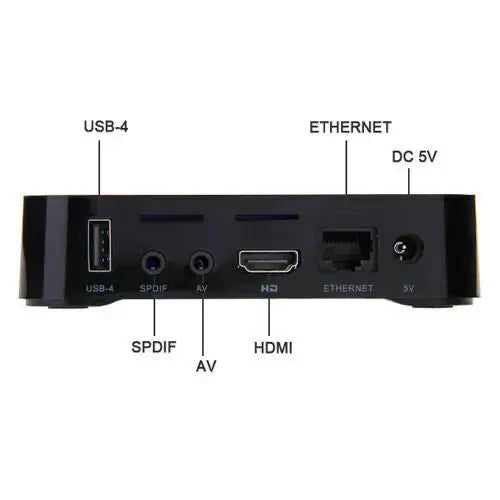 MXQ Pro 4K Ultra HD 64Bit Wifi Android 7.1 Quad Core Smart TV Box Media Player Anti Spier