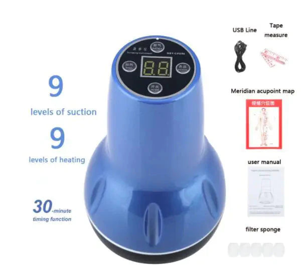 Electric Cupping Massage Magnet Tool Anti Spier