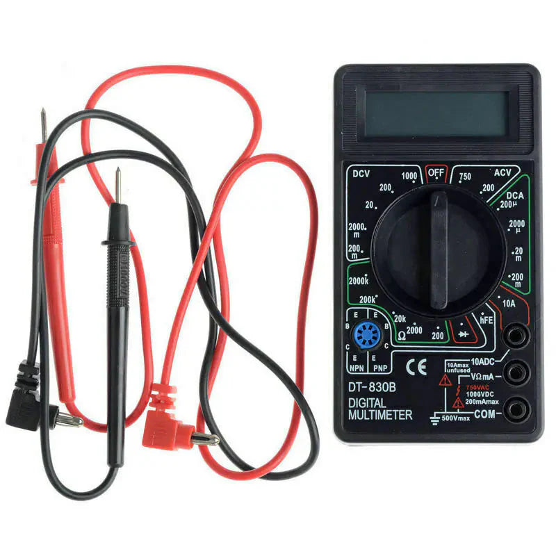 7 Fn Digital Multimeter AC DC Voltage Volt 10 Amp Current Resistance Ohm Meter Anti Spier