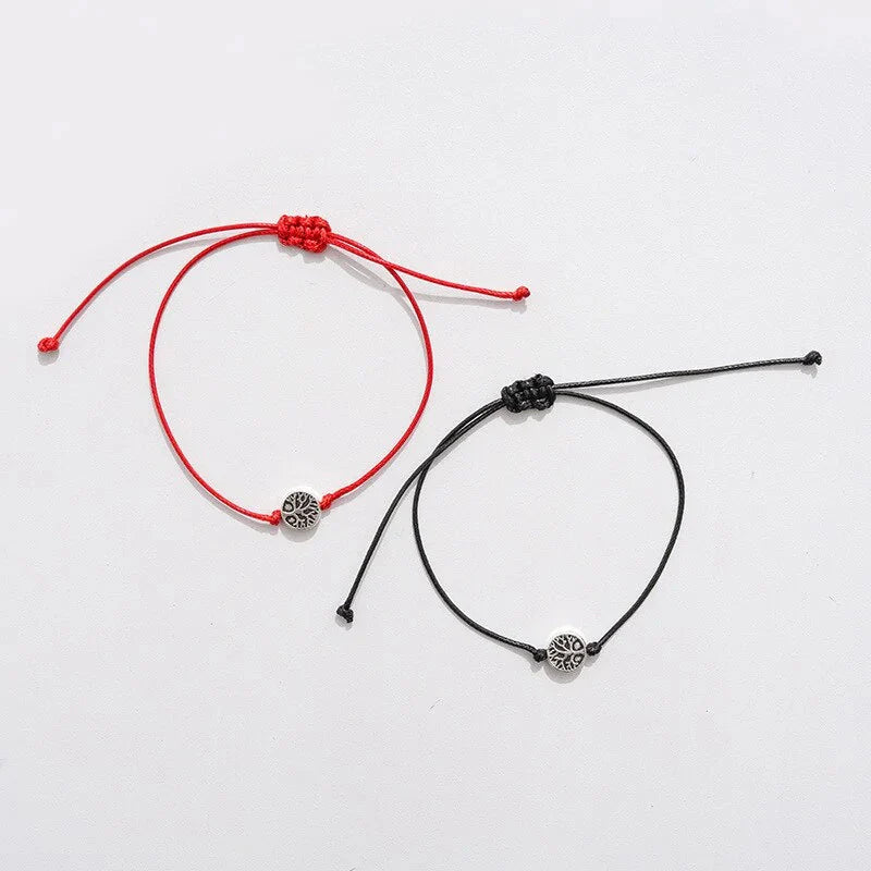 Tree of Life Adjustable Bracelet Set: Best Friends Forever Fashion Jewelry Anti Spier