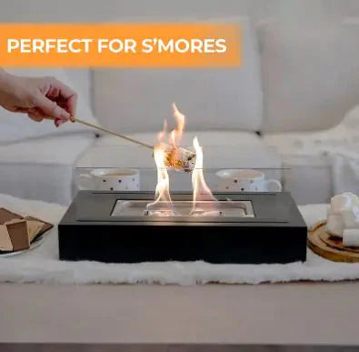 Indoor Fire Pit Mini Alcohol Lamp Fireplace Anti Spier