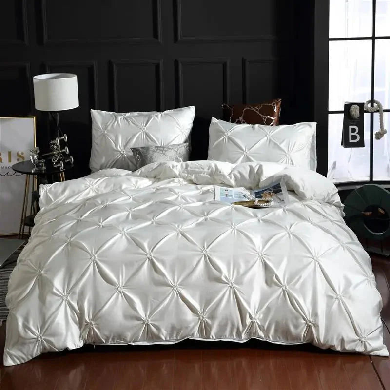 Luxury Silk Bedding Set Anti Spier