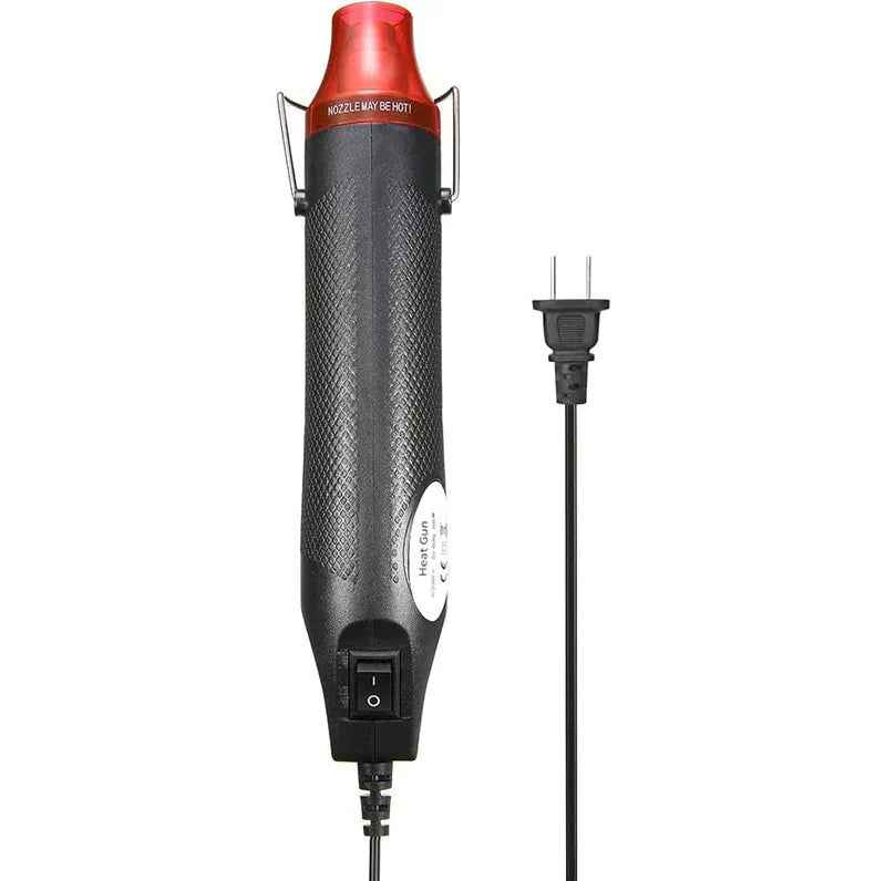 Mini Heat Gun DIY Electric Nozzles Tool Hot Air Gun Embossing Drying Paint USA Anti Spier