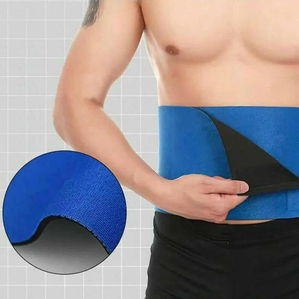 Waist Trimmer Belt Sweat Band Wrap Ab Stomach Weight Loss Fat Burner Slimming Anti Spier