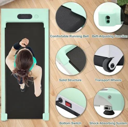 2 In 1 Under Desk Electric Treadmill Anti Spier