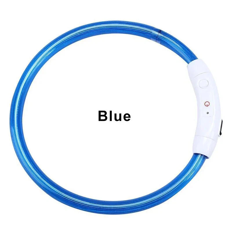 LED Collar Night Safety For Pets Anti Spier