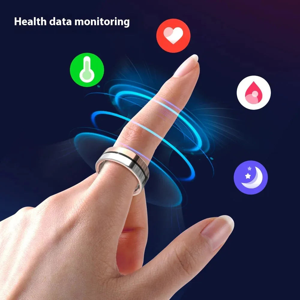 Smart Waterproof Bluetooth Sports Health Ring Anti Spier