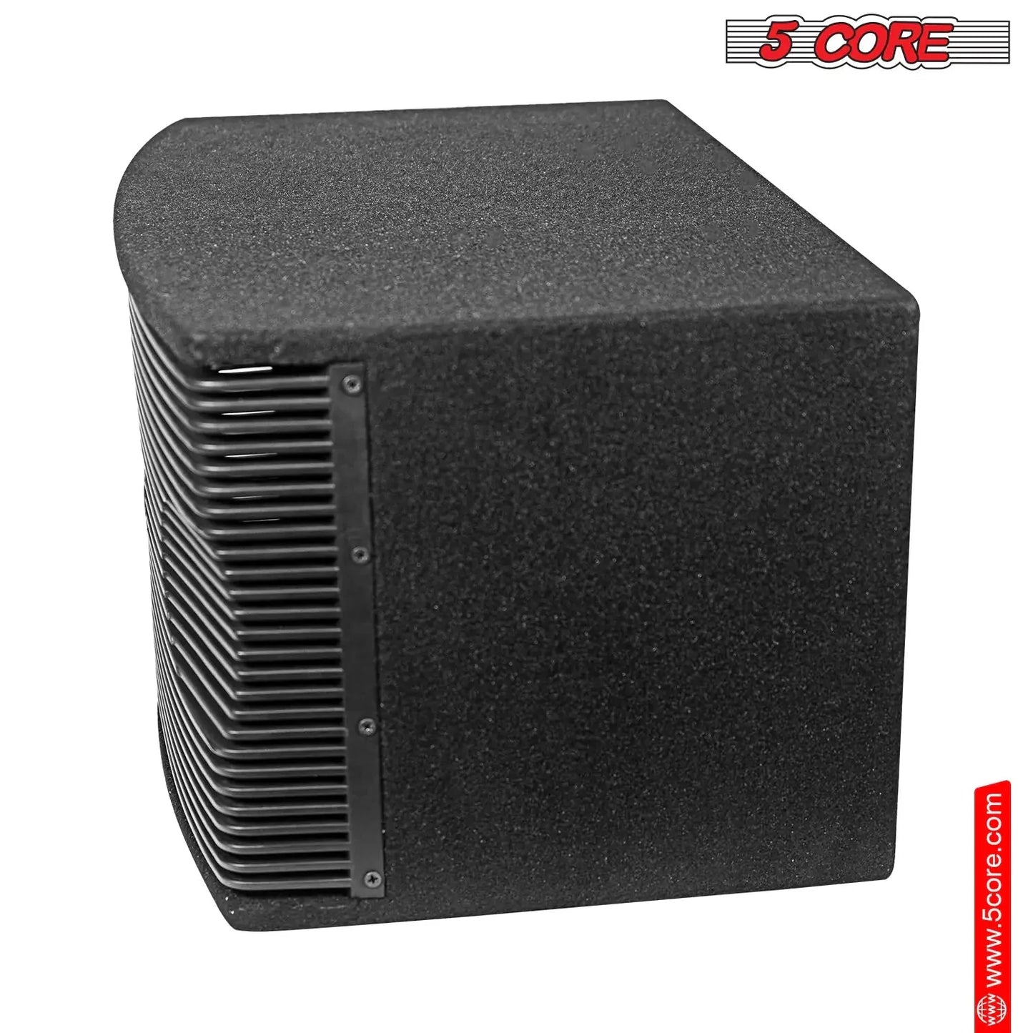 5Core Box Subwoofer for Car 1Pc Black 800W Peak Power 8 Inch Vented Trunk Speaker Woofer 8 Ohm Anti Spier