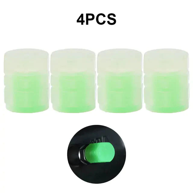 Luminous Tire Valve Stem Cap Anti Spier