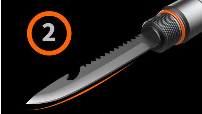 Ultralight Survival Hiking Stick Anti Spier