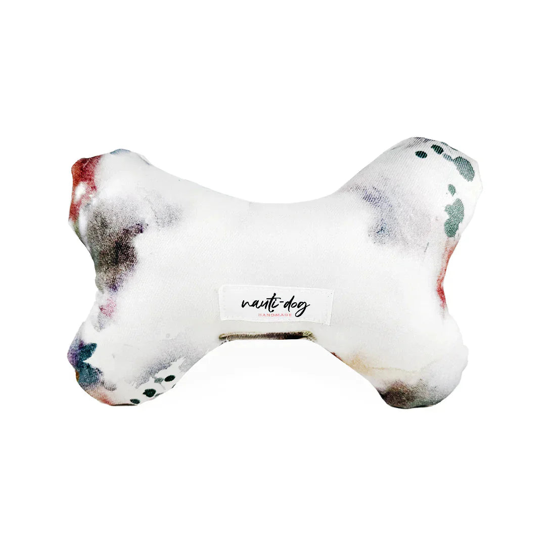 Rustbelt Luxury Grunge Denim Stuffed Squeaker Wubby Dog Toy Anti Spier