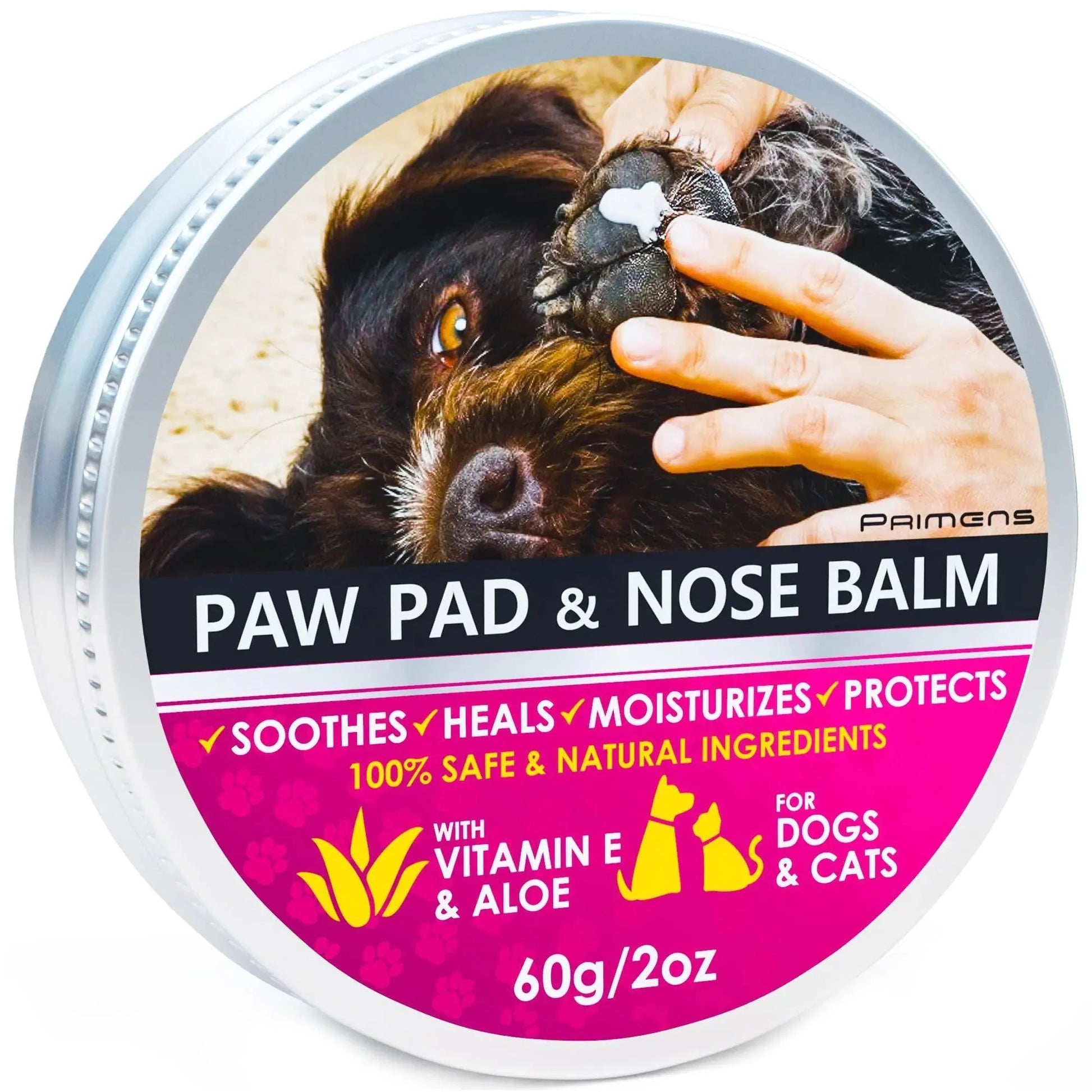 Natural Dog Paw Balm Dog Paw Protection for Hot Pavement Dog Paw Wax 2 oz Anti Spier