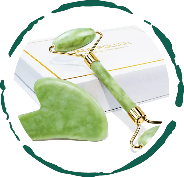 Jade Roller & Gua Sha Gift Box Anti Spier