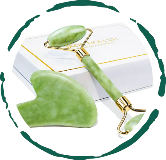 Jade Roller & Gua Sha Gift Box Anti Spier